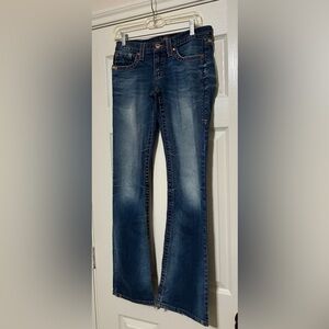 CRUEL GIRL Shawna Distressed!!! Jeans Sz 5L. Bohemian. Fun. Comfy. Effortless